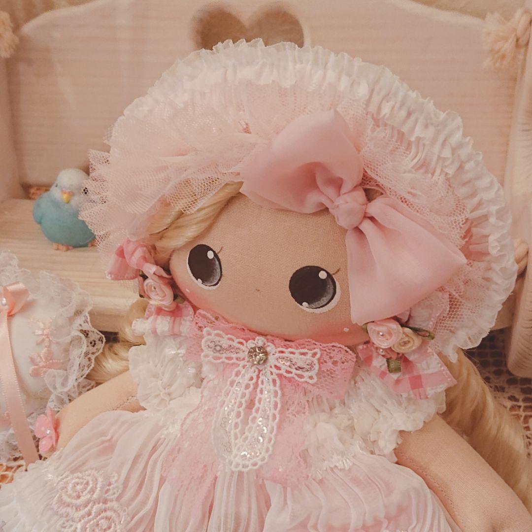 ❁ハンドメイドドール❁カントリードール❁人形❁ロリータ❁ロリータボンネット