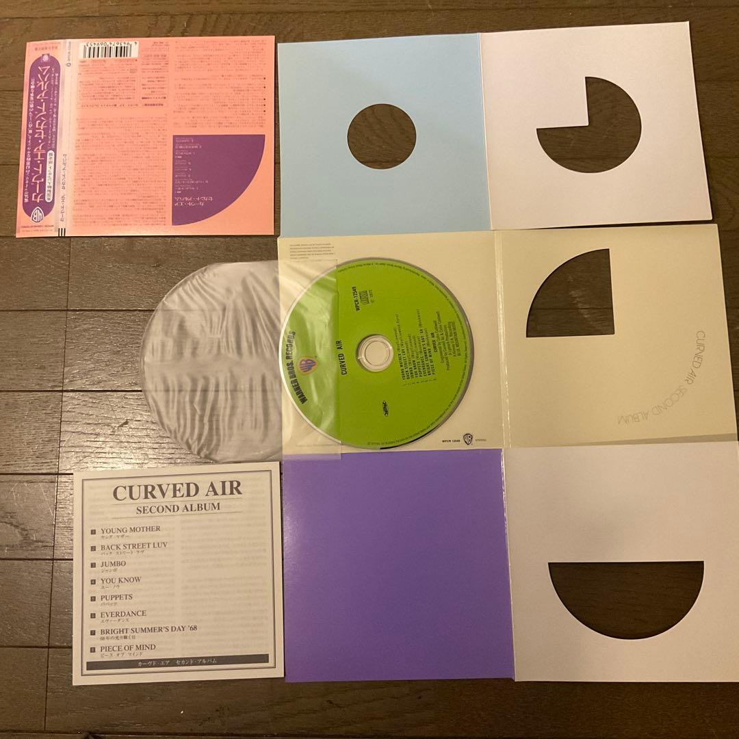 CURVED AIR カーブトエアー　 3枚組 紙ジャケCD ボックスセット