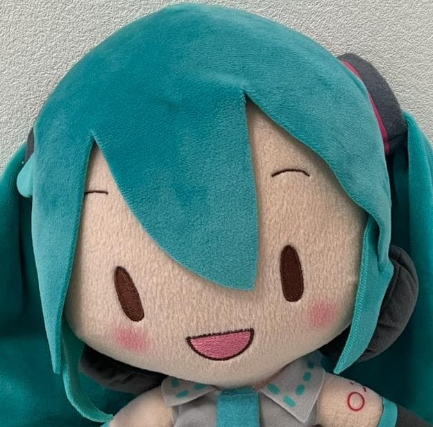 【新品・タグ付き】初音ミク メガジャンボ ふわふわぬいぐるみ