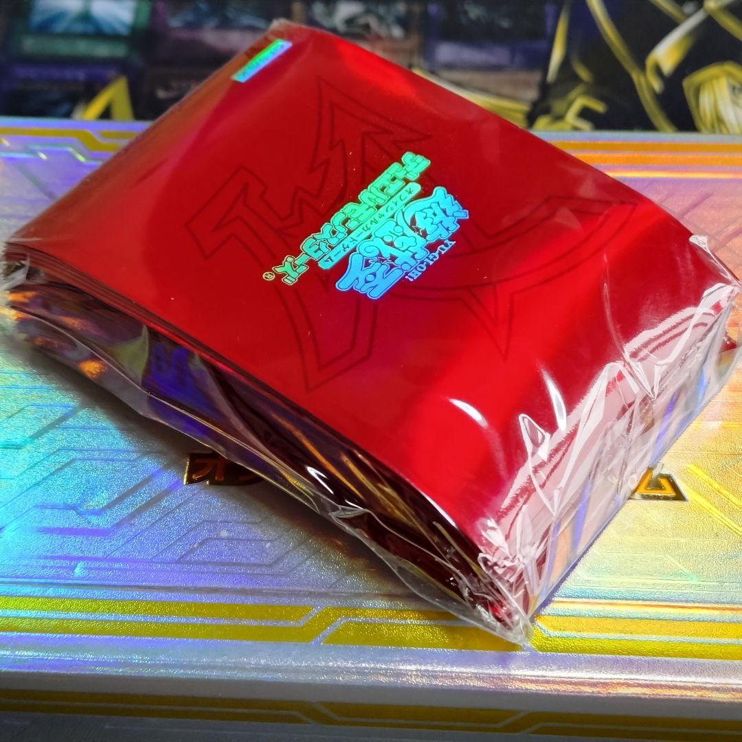 遊戯王 GX 遊城十代 初期 旧 オシリスレッド スリーブ 未開封