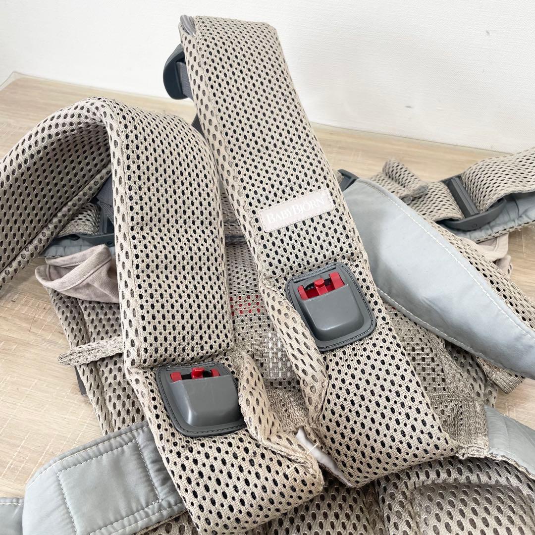 【美品】BABYBJÖRN ONEKAI Air 抱っこ紐メッシュ グレージュ
