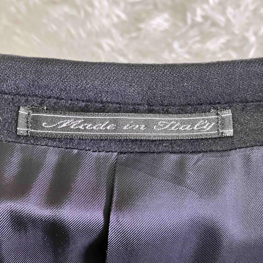 美品 エルメネジルド ゼニア　テーラードジャケット カシミヤ ネイビー XL