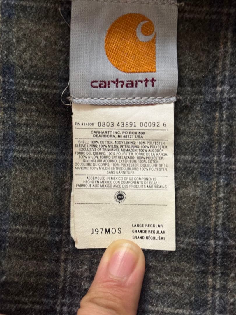 Carhartt デトロイトジャケットモスグリーン