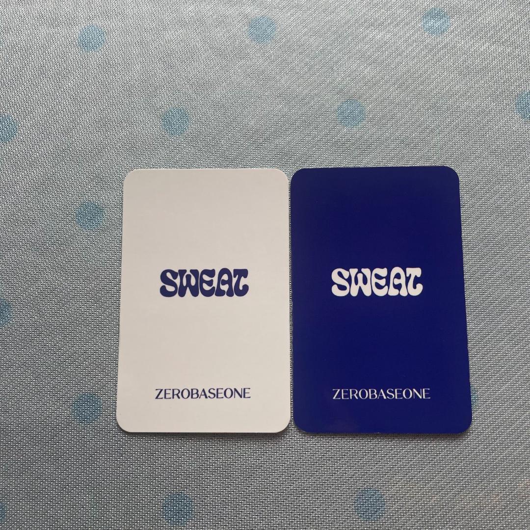 ZB1 ゼベワン SWEAT ZEROBASEONE トレカ 2枚 ハンユジン
