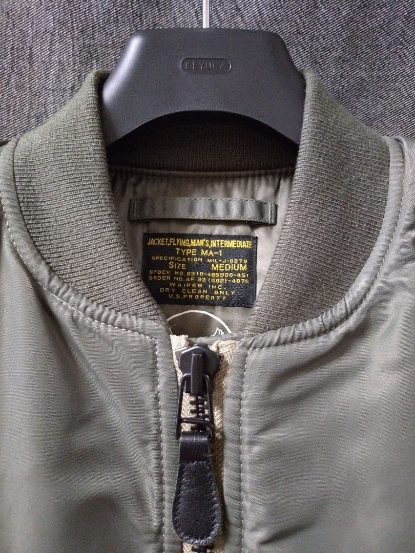 【美品】WAIPER 初期型 MA-1 MIL-J-8279 Mサイズ