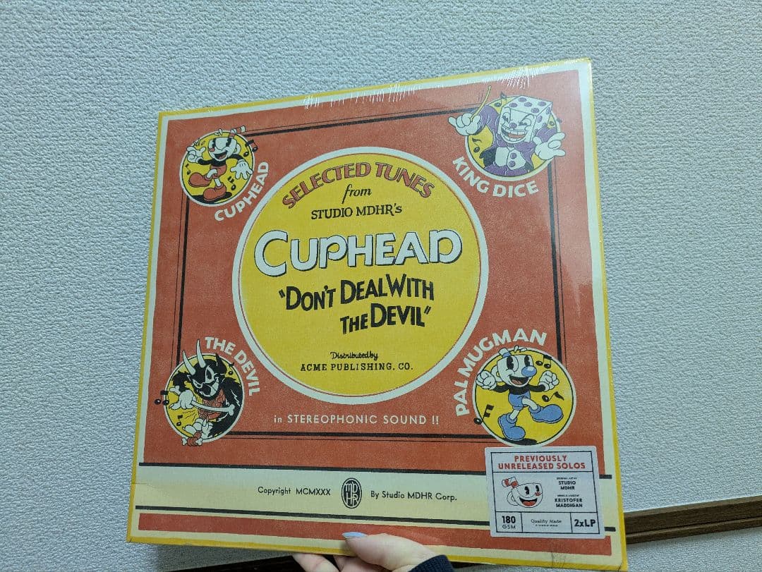 CUPHEADレコード　美品　未開封　2枚組