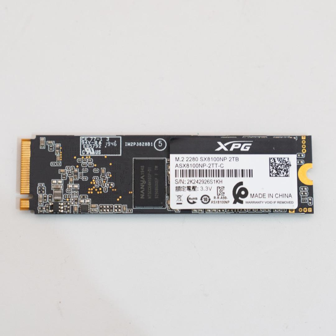 【Kさま専用】NVMe 2TB XPG SSD M.2 2TB SX8100
