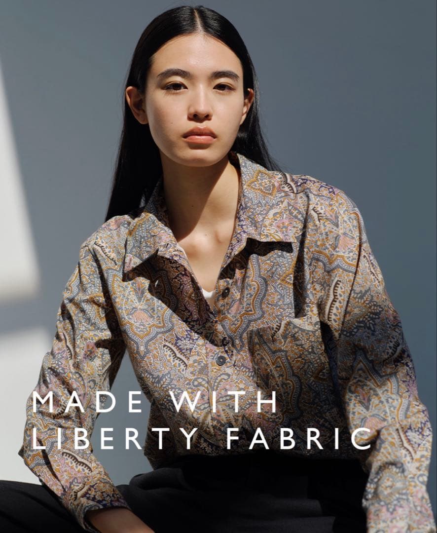 2024 マーガレットハウエル×リバティ 襟付きワンピース 9.1万 限定品