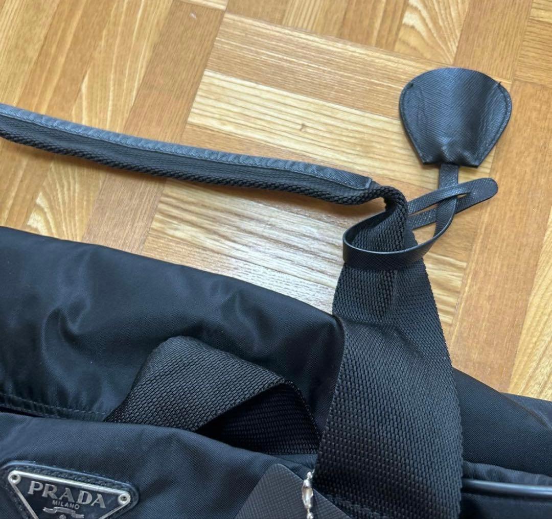 PRADA プラダ　ボストンバッグ　黒　ナイロン製