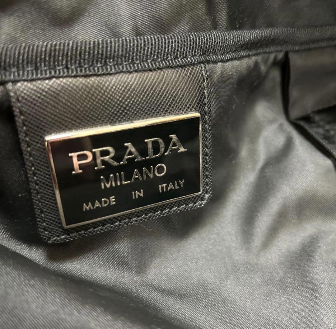 PRADA プラダ　ボストンバッグ　黒　ナイロン製