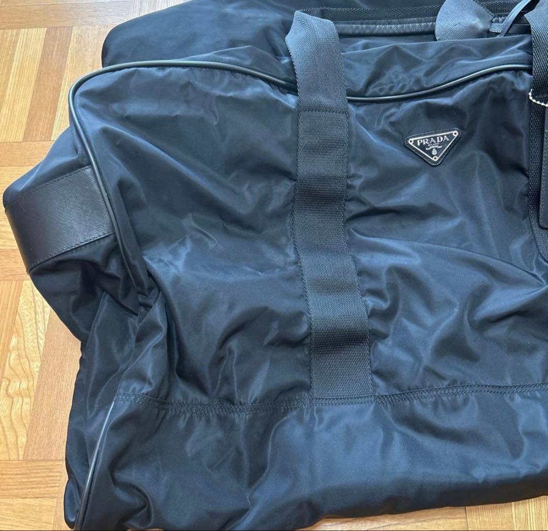 PRADA プラダ　ボストンバッグ　黒　ナイロン製