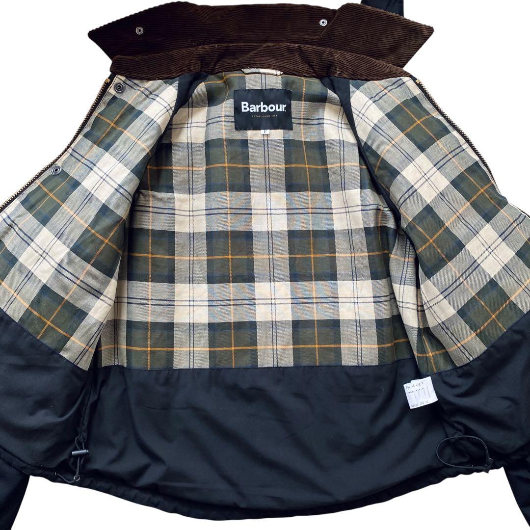 Barbour バブアー別注SPEY ピーチスキン 中綿ブルゾン コーデュロイ襟