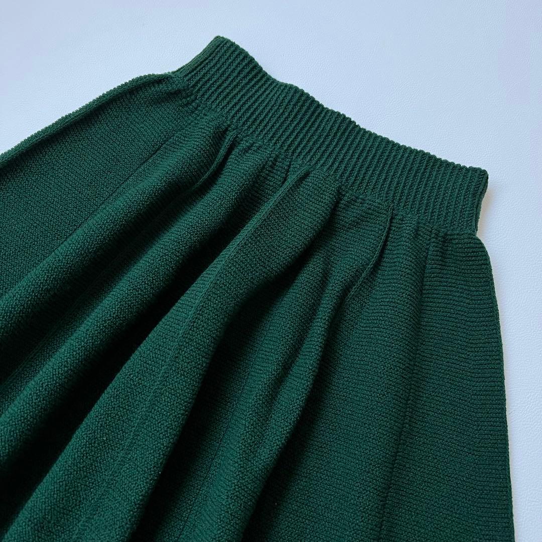 美品　Sybilla シビラ　コクーンスカート　ロングスカート　グリーン　M