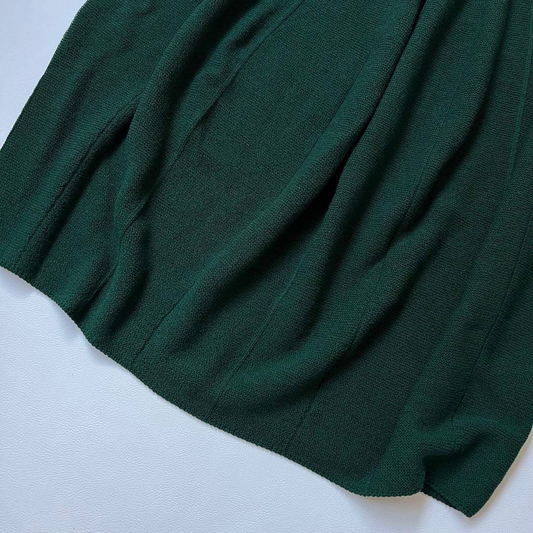 美品　Sybilla シビラ　コクーンスカート　ロングスカート　グリーン　M
