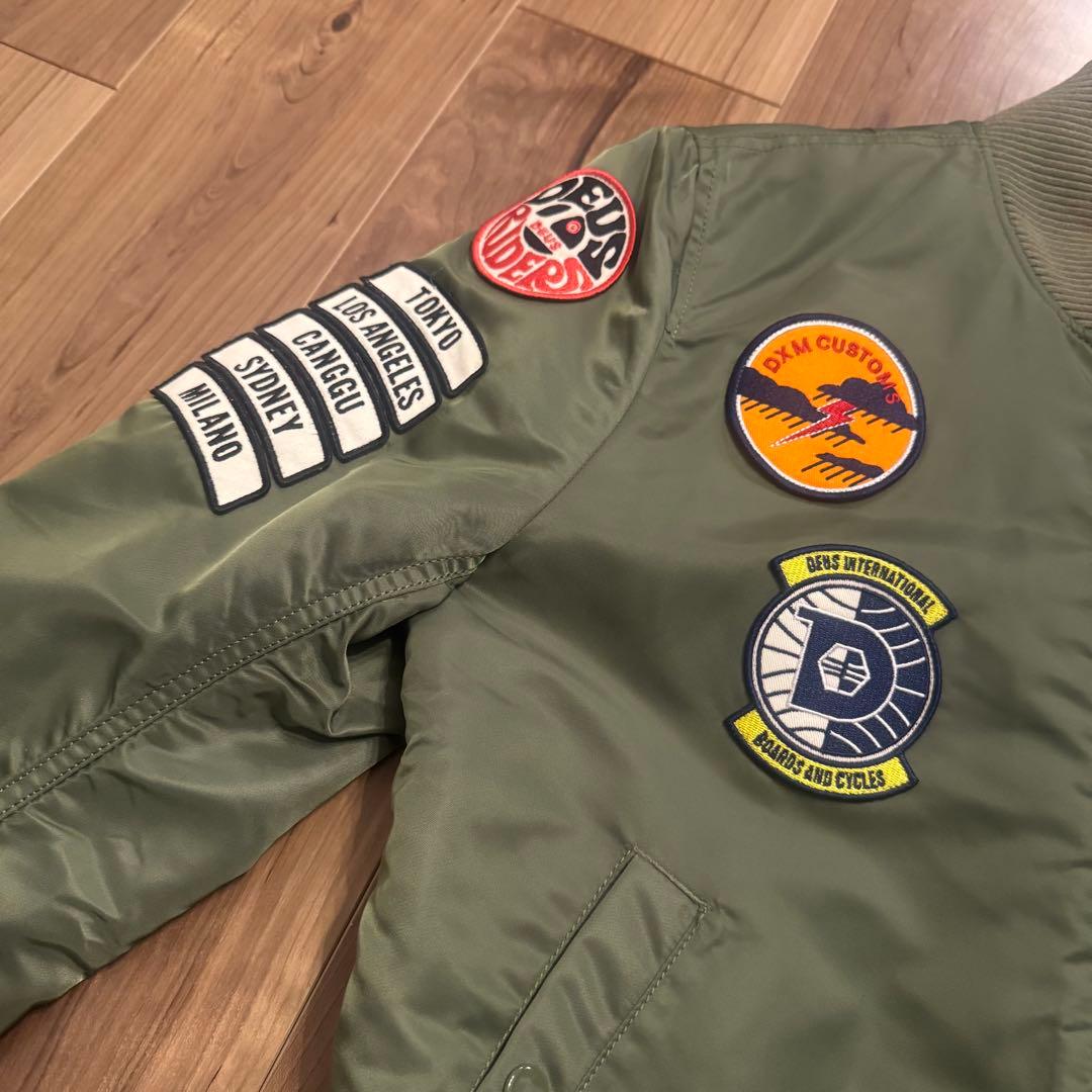 BEAMS別注 Deus Ex Machina × ALPHA MA-1 短丈