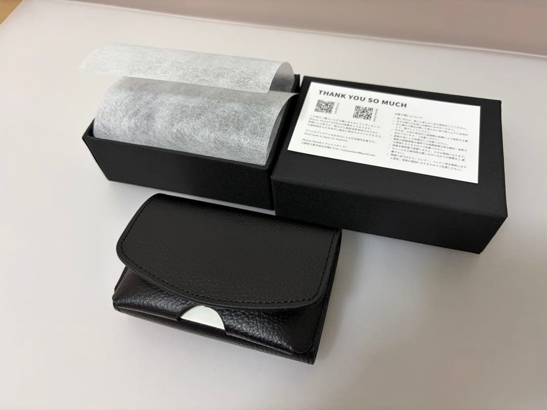 Maison Sbond 三つ折り財布 Amy Black