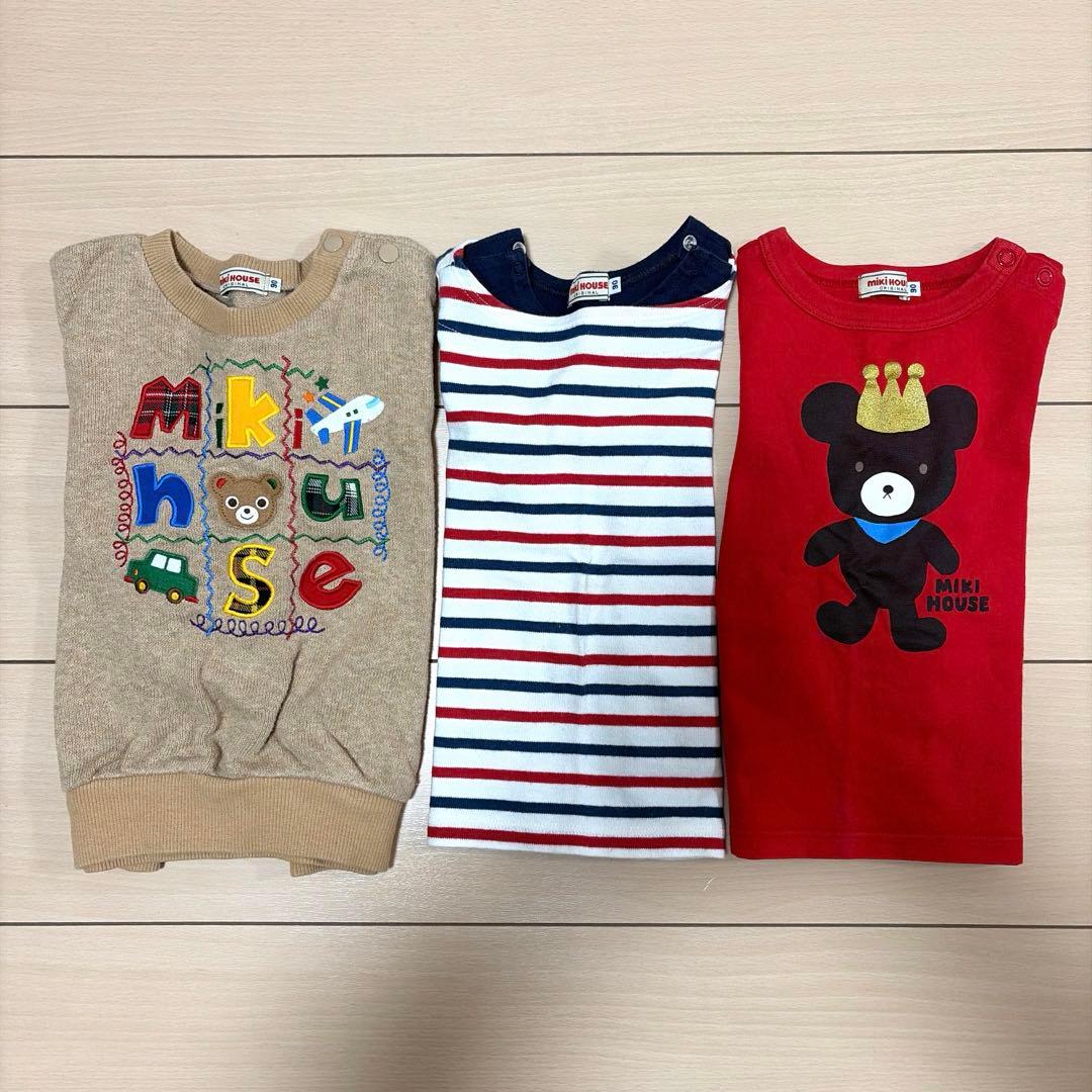 美品　ミキハウス　子供服　90 冬服　まとめ売り　人気