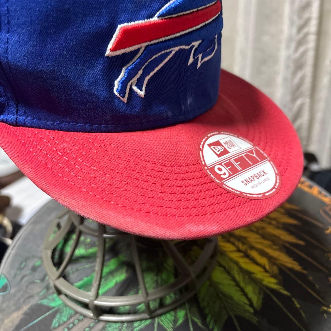 ヴィンテージ　NFL バッファロー・ビルズ　ニューエラ　ブルー　レッド