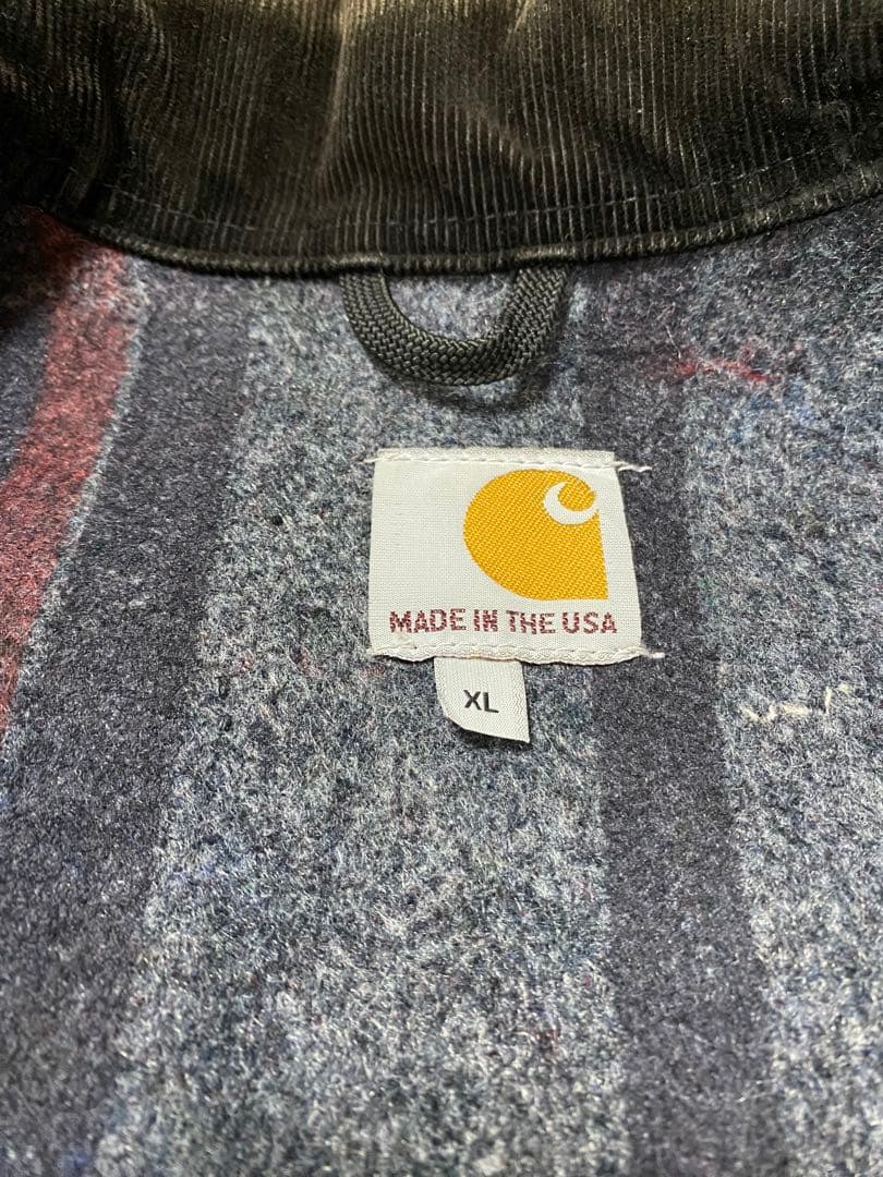 Musk ✨USA製✨カーハート　デトロイトジャケット　企業ロゴ