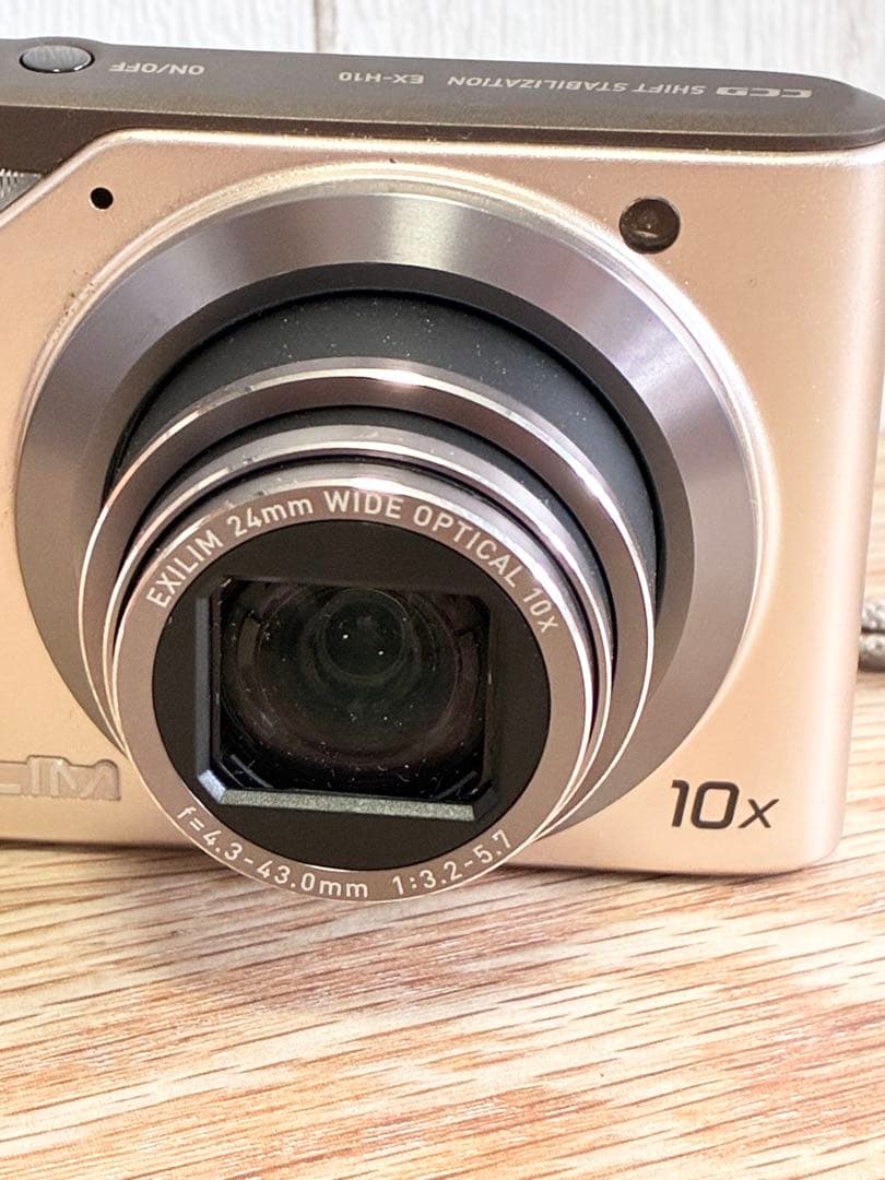 ■ 美品 ■　カシオ　CASIO EXILIM EX-H10 ゴールド