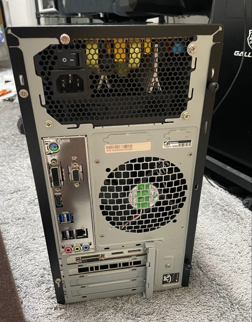 デスクトップPC i7-9700F 16G SSD240G HDD1TB