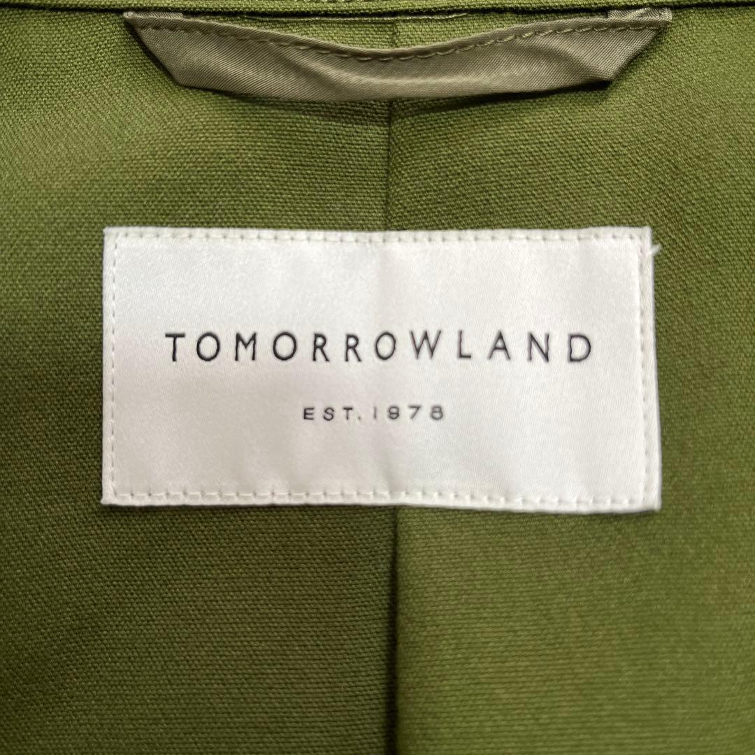 極美品 TOMORROWLAND アンデンテサテン スイングトップ ブルゾン