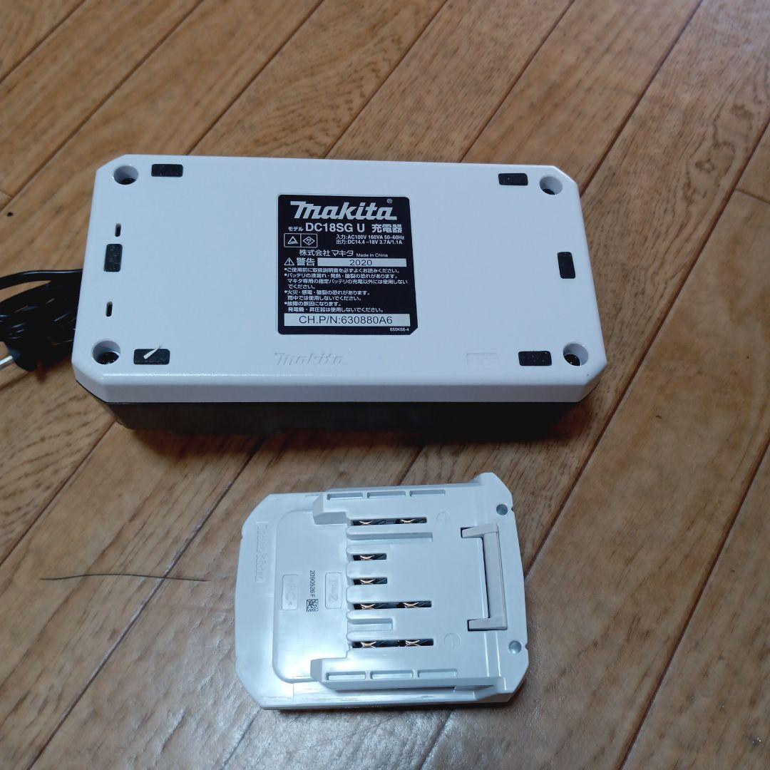 マキタ14.4V充電式クリーナ MCL-143D 純正バッテリー、純正充電器付