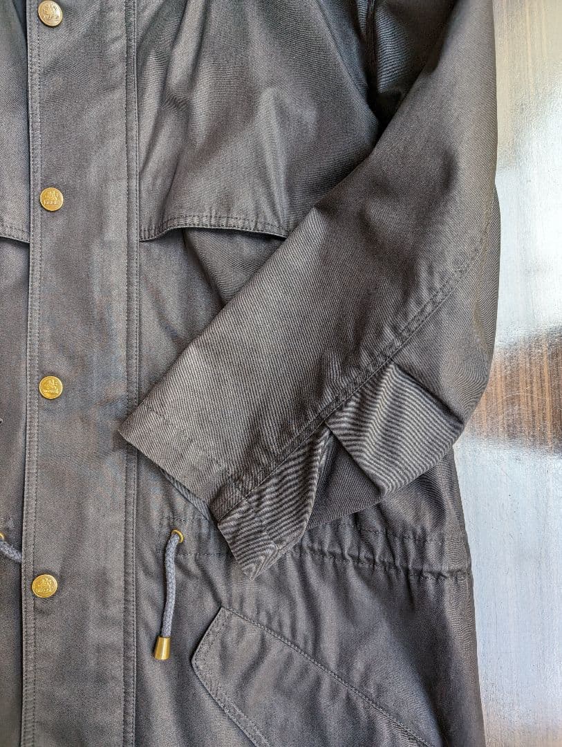 GRENFELL ネイビー　コート　コットン