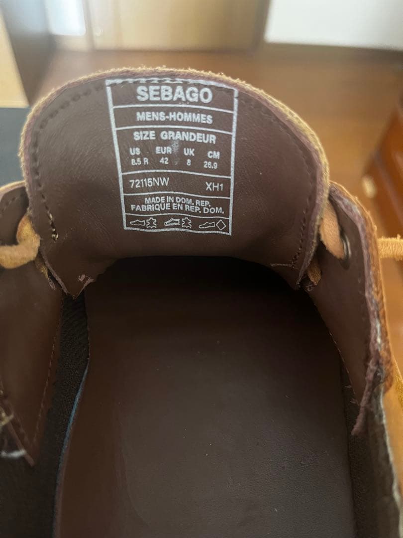SEBAGO × Engineered Garments デッキシューズ