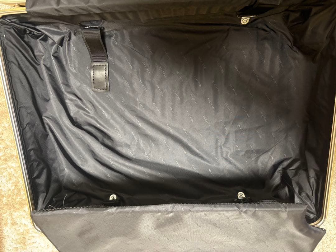 の*び様 LANZZO VIKING アルミスーツケース 47L ゴールド 24