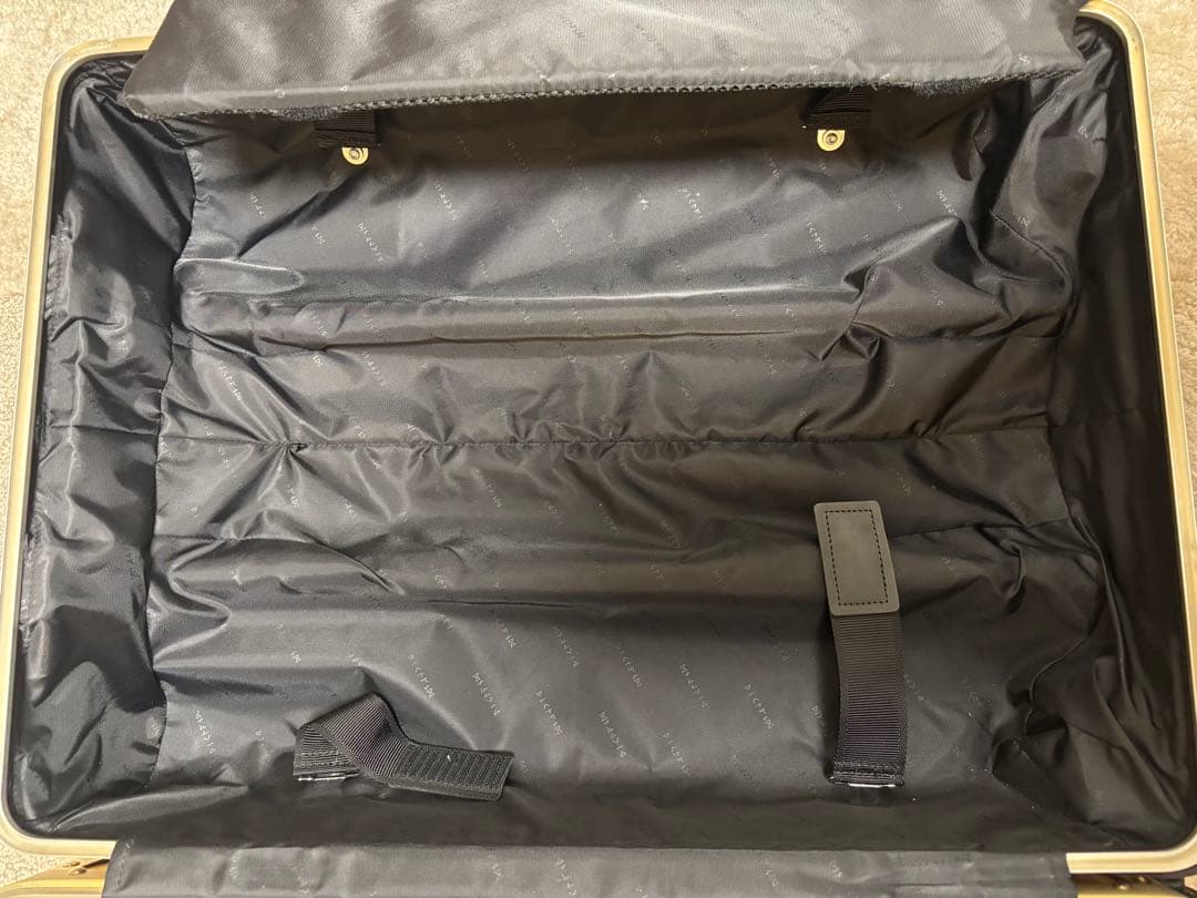 の*び様 LANZZO VIKING アルミスーツケース 47L ゴールド 24