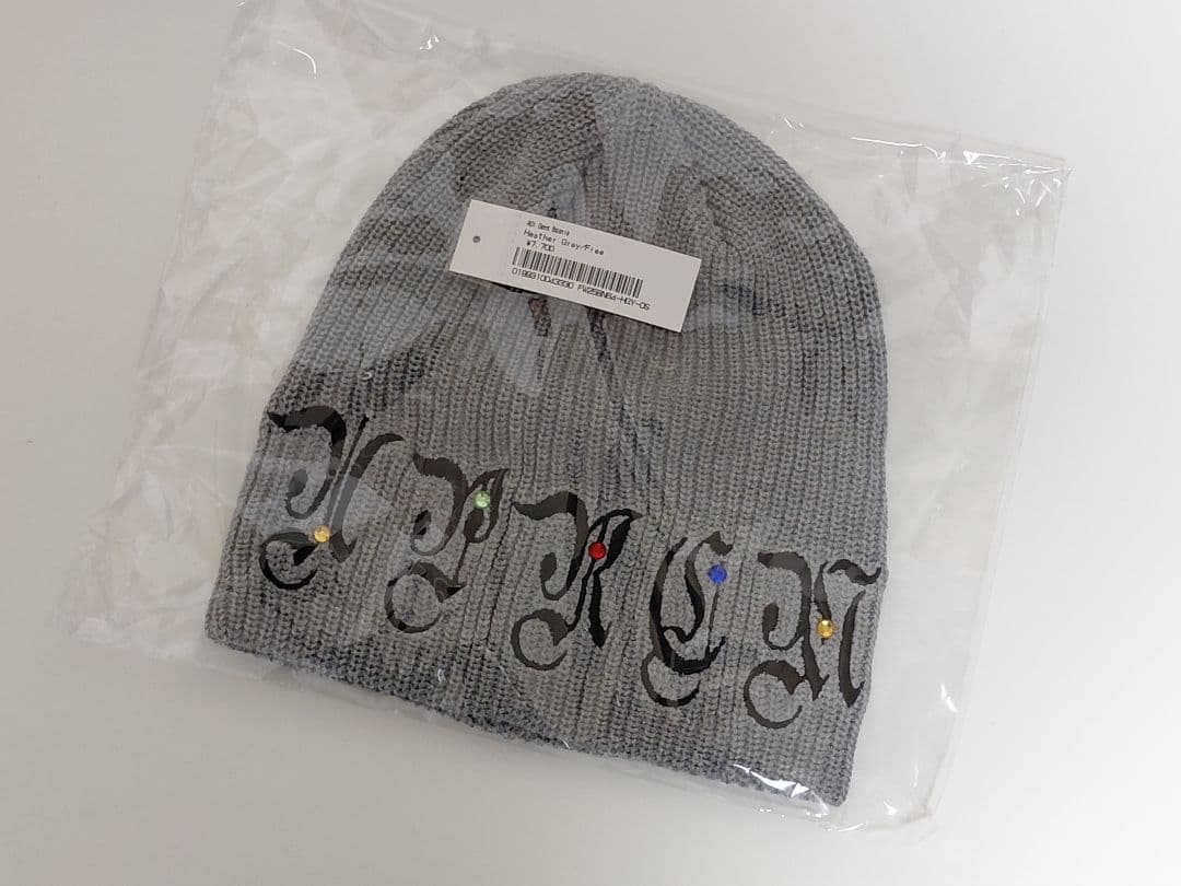 新品　Supreme　AOI　Gems　Beanie　\"Heather Grey