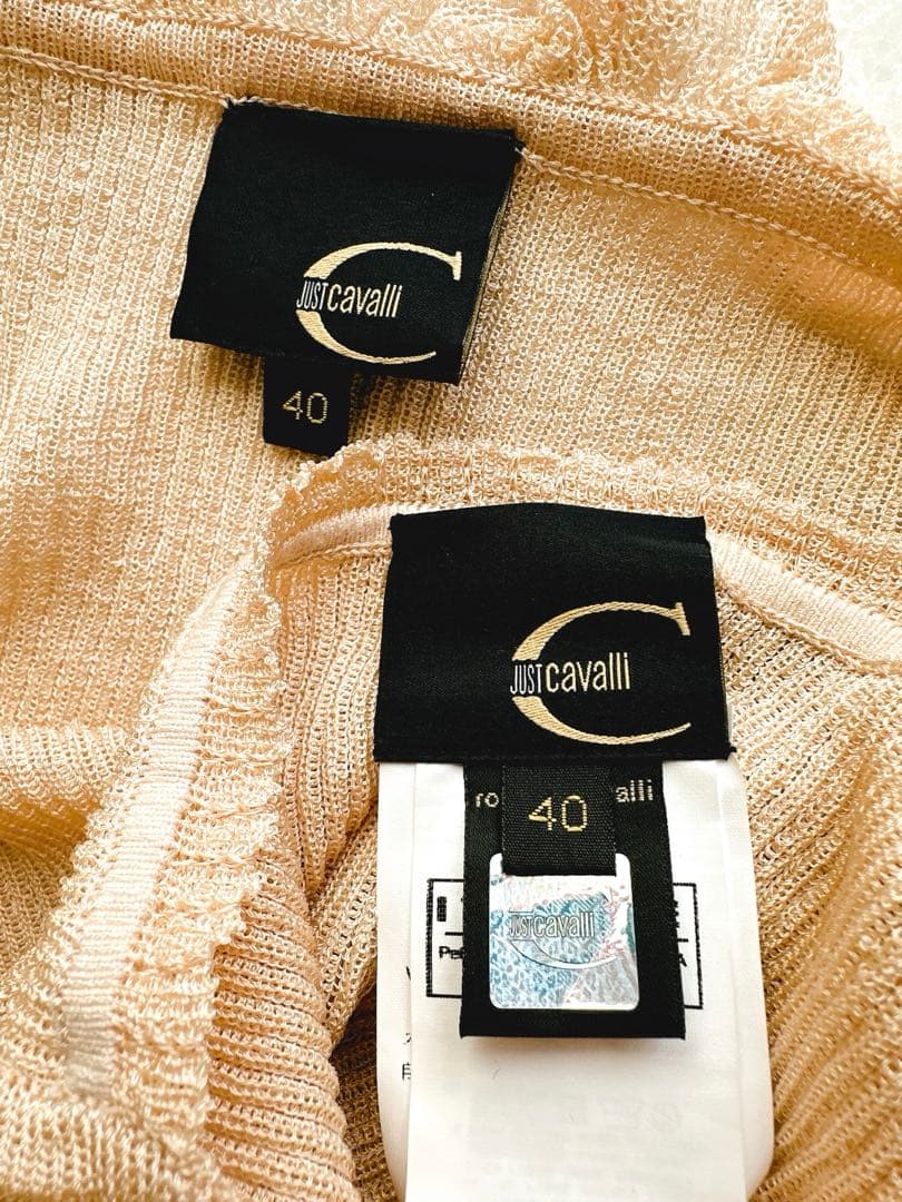 Just Cavalli ニットカーディガン アンサンブル ジャストカヴァリ