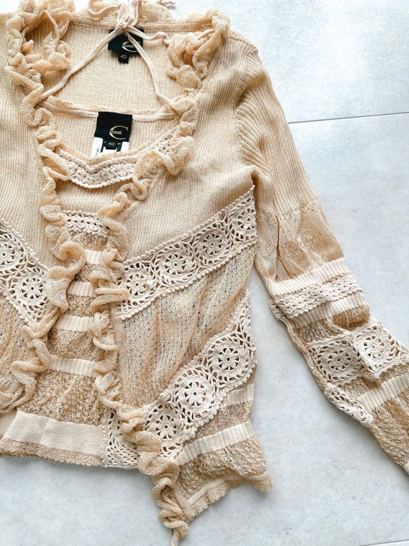 Just Cavalli ニットカーディガン アンサンブル ジャストカヴァリ
