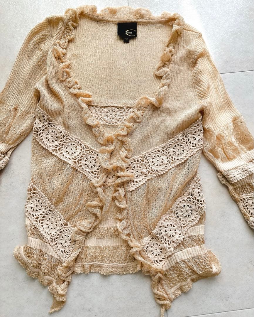 Just Cavalli ニットカーディガン アンサンブル ジャストカヴァリ