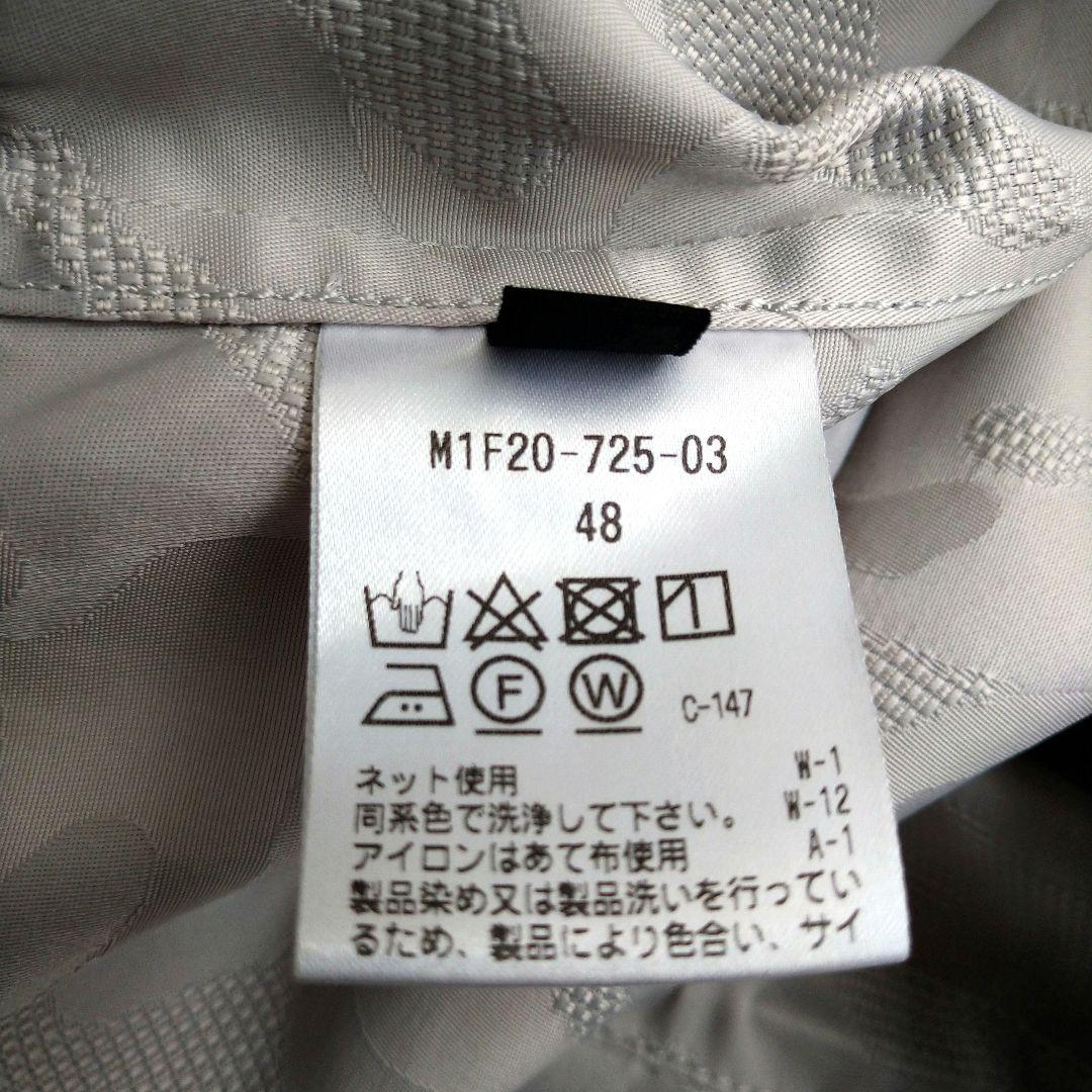 【美品】エポカウォモ ライトグレー ミリタリー ジャケット L