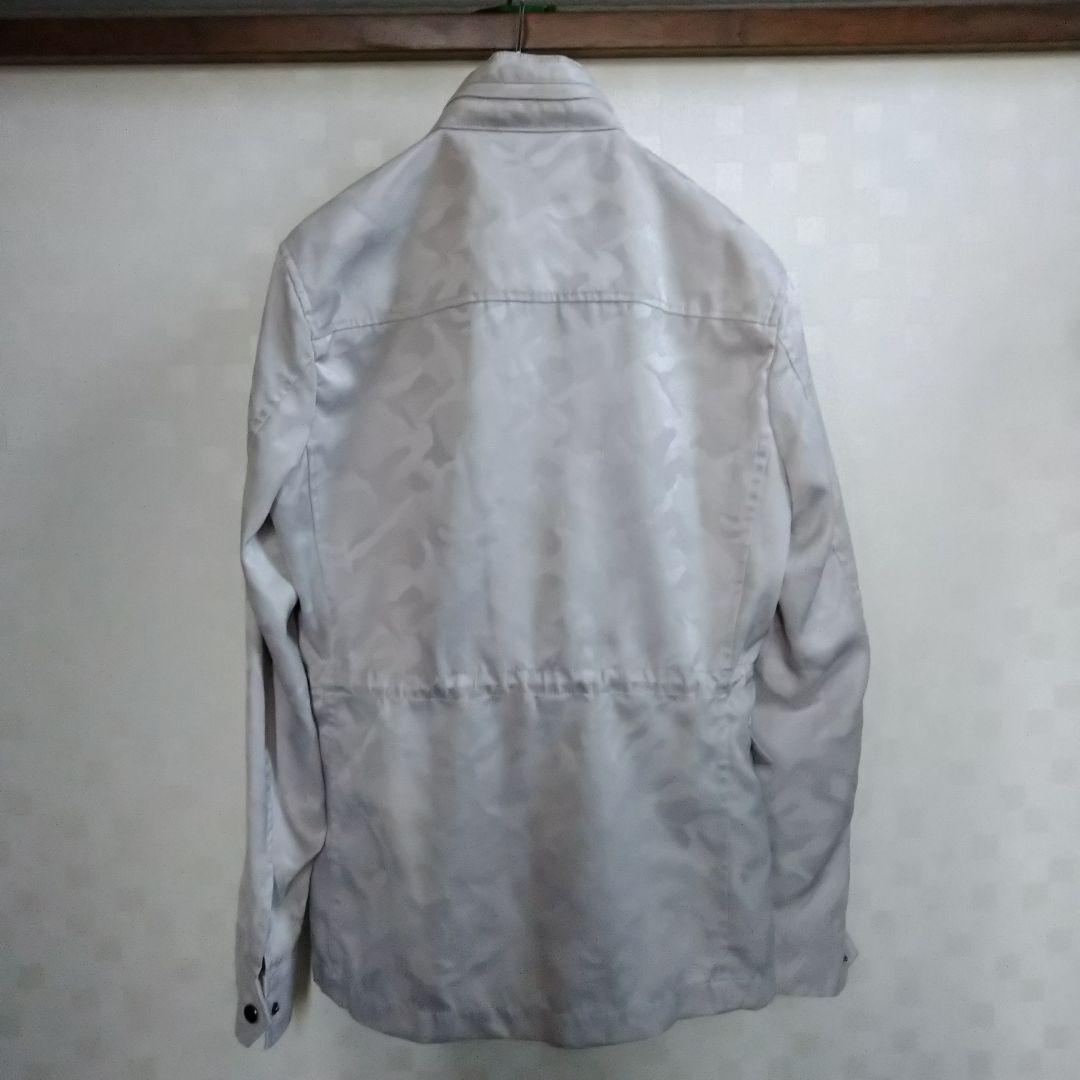 【美品】エポカウォモ ライトグレー ミリタリー ジャケット L