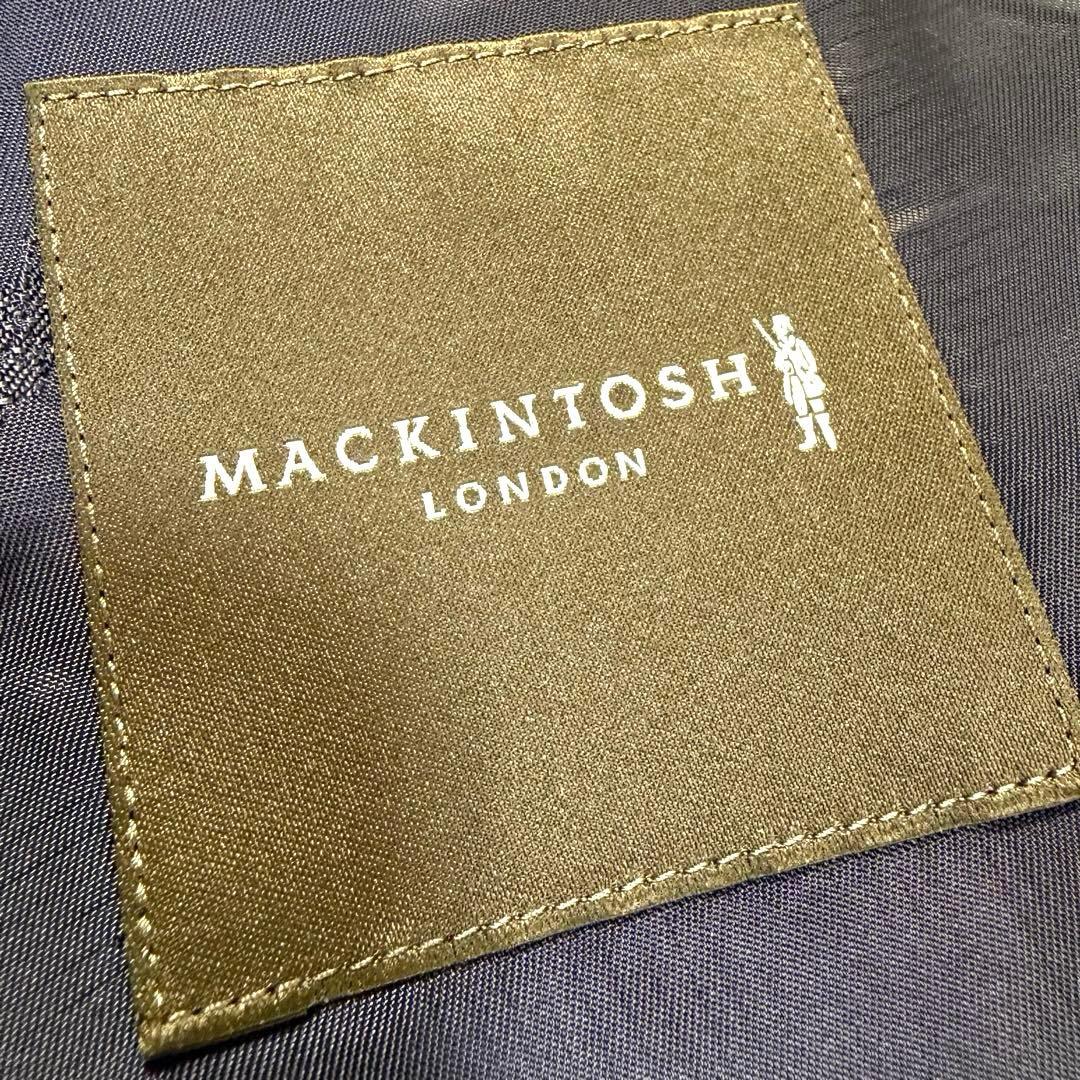 【美品】MACKINTOSH LONDON ジャケット 凸凹生地 ネイビーBB6
