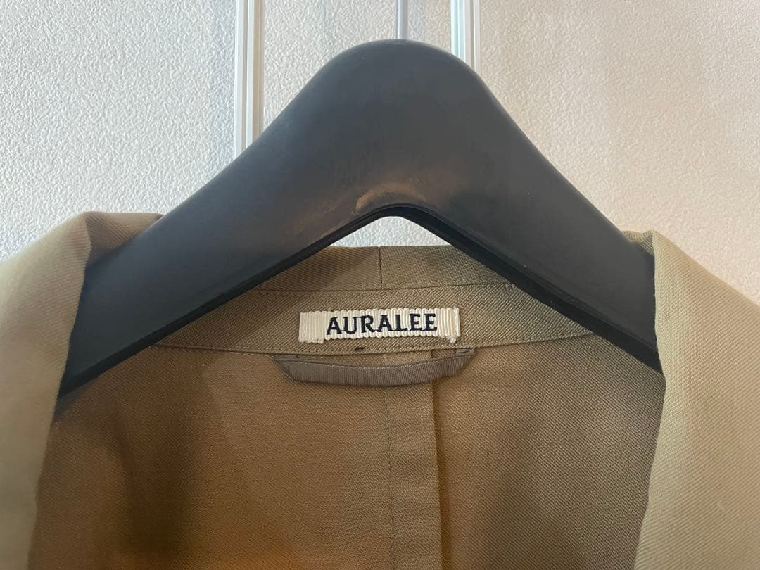 AURALEE ダブルブレストジャケット【カーキ】【L】