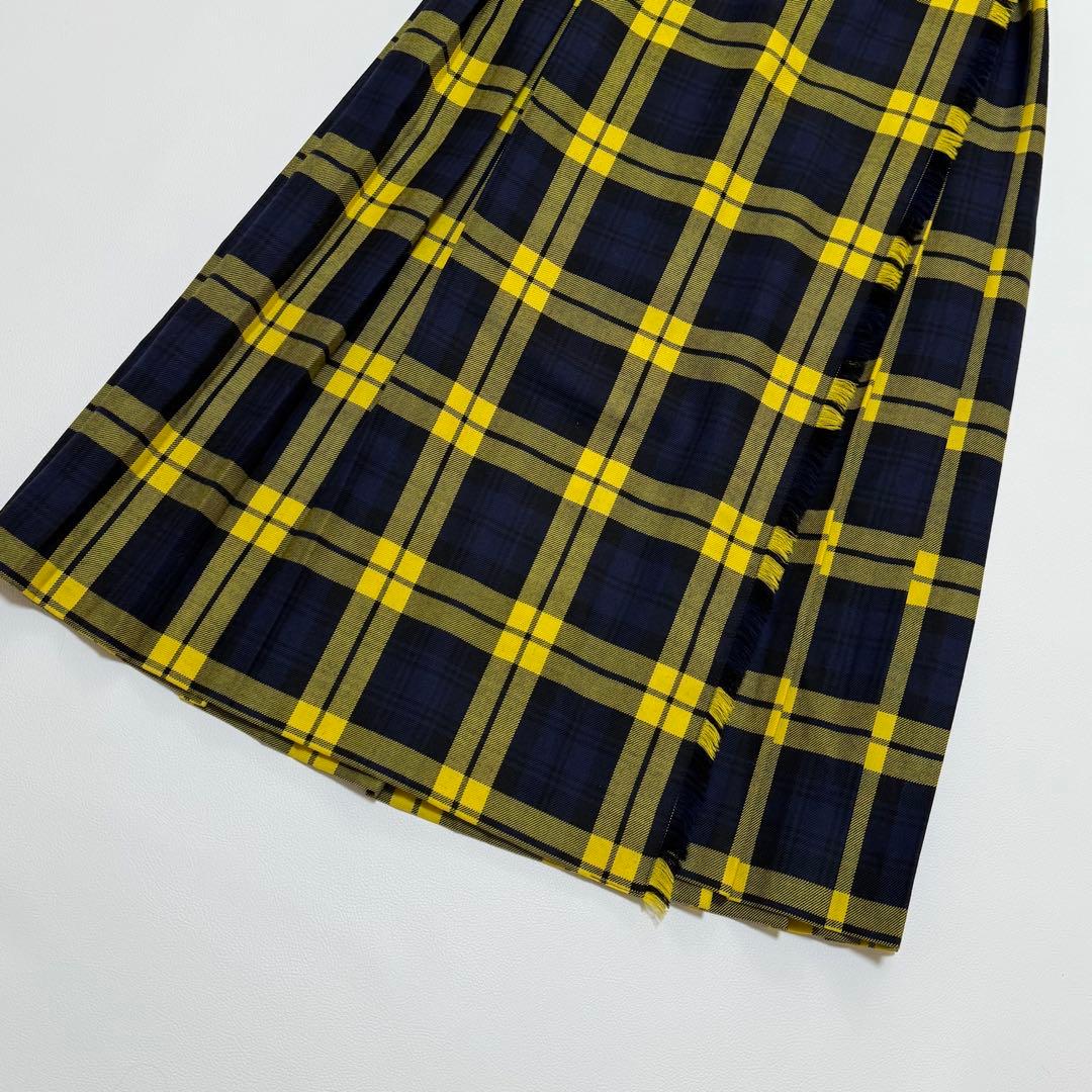 美品✨ オニールオブダブリン ラップスカート　太ベルト　プリーツピン付き