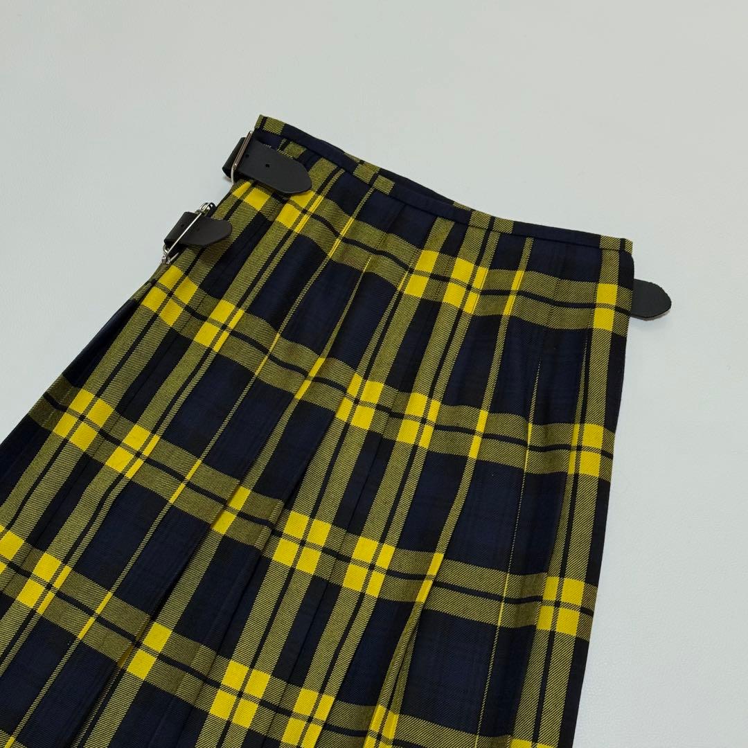 美品✨ オニールオブダブリン ラップスカート　太ベルト　プリーツピン付き