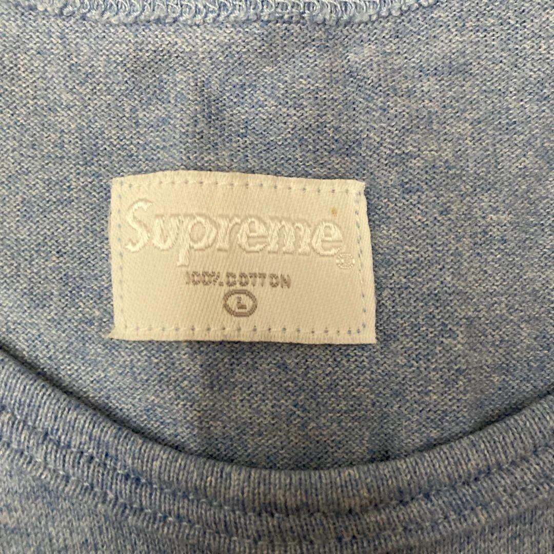 SUPREME アーチロゴ Lサイズ ライトブルー