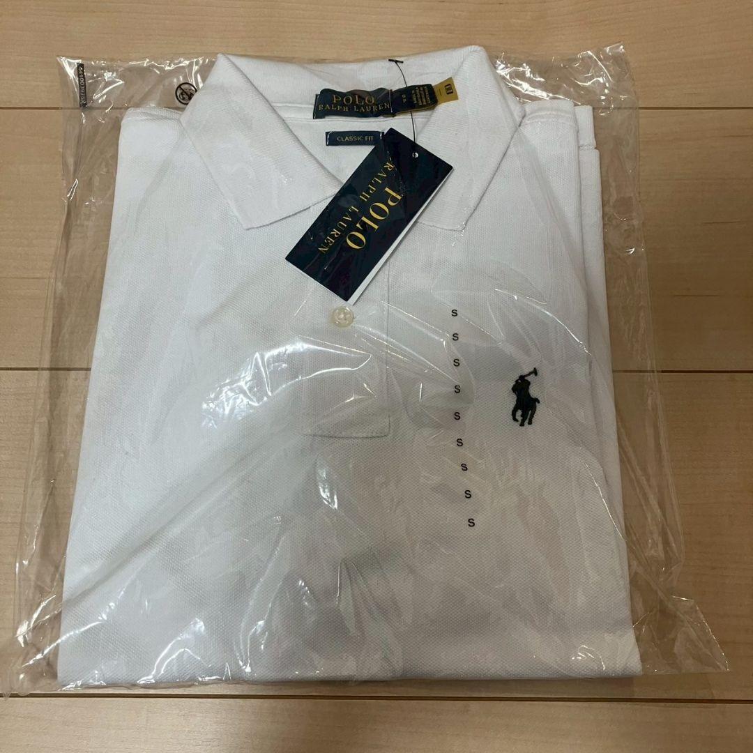 Ralph Lauren Classic Fit ポロシャツ ホワイト ラルフロ