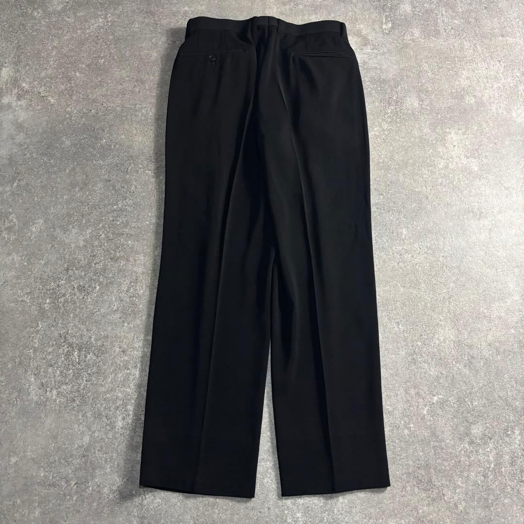 【vintage】セットアップ ダブルスーツ ブラック 極上ウール