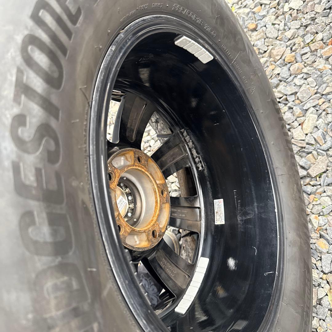 ランクル200ZXにて使用、クリムゾンホイールタイヤセット