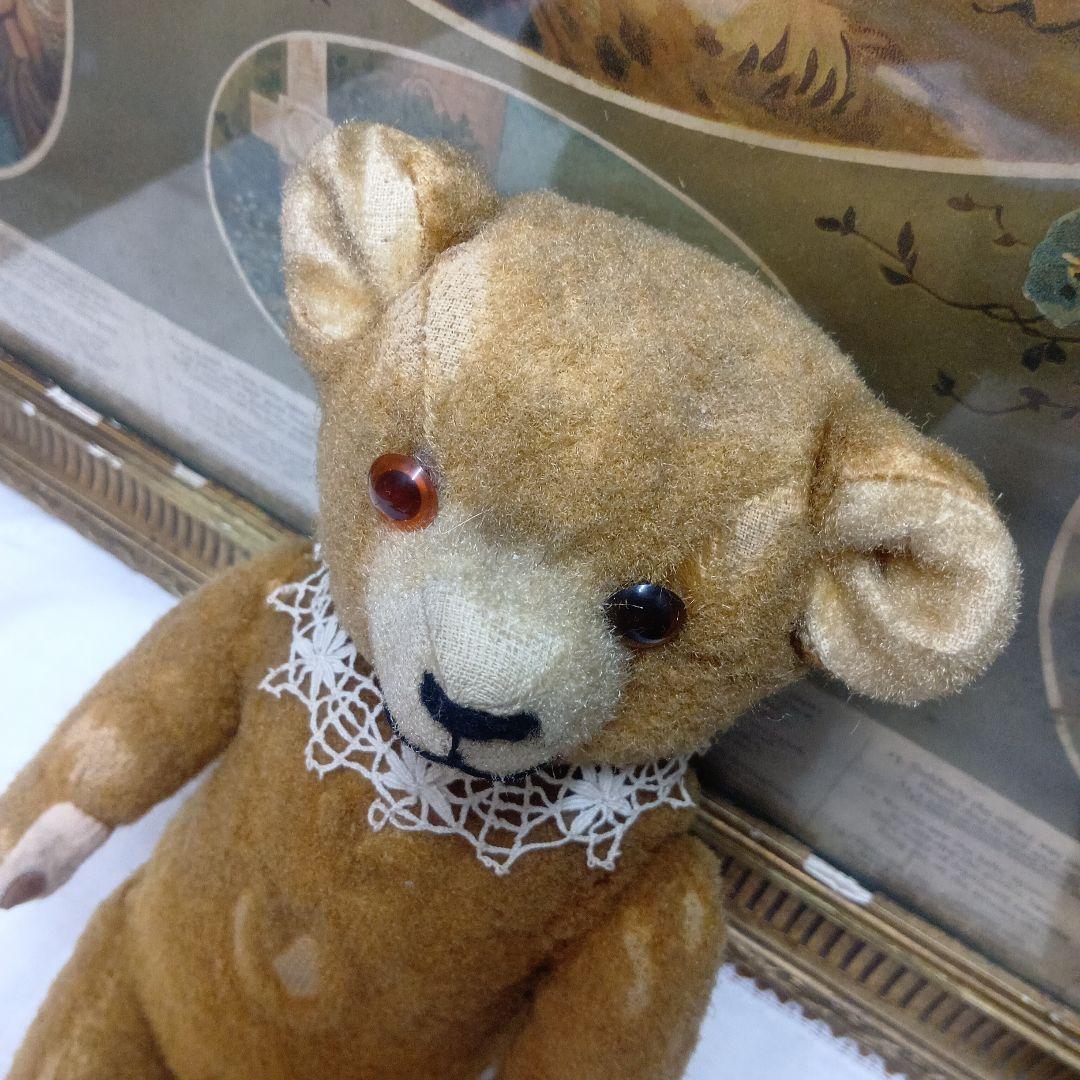 ෆ⃛さくらෆ⃛♥フランスからやって来た優しいお顔のアンティーク　テディベア