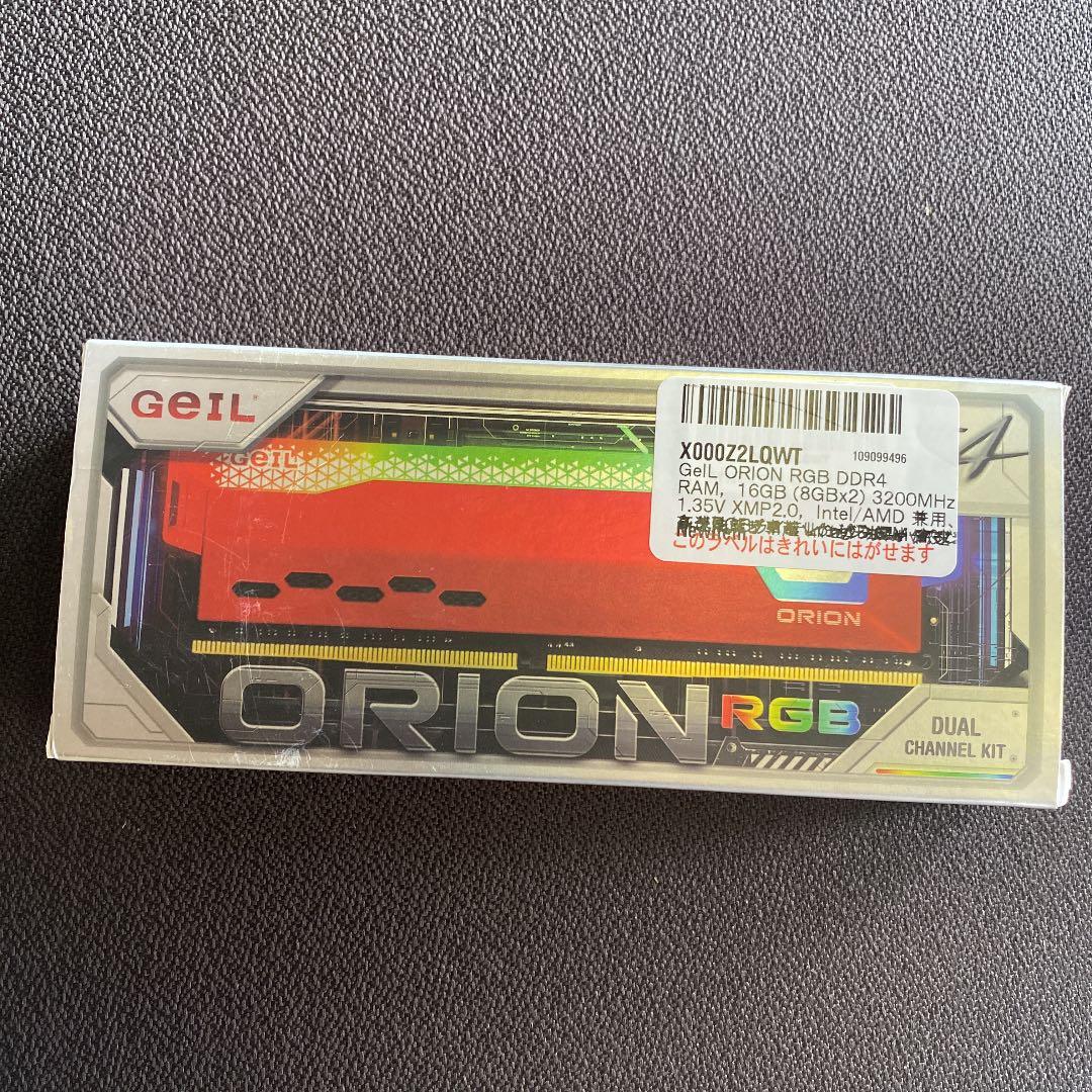 GelL ゲイル  ORION PC4 16GBx2枚 デスクトップ用メモリ
