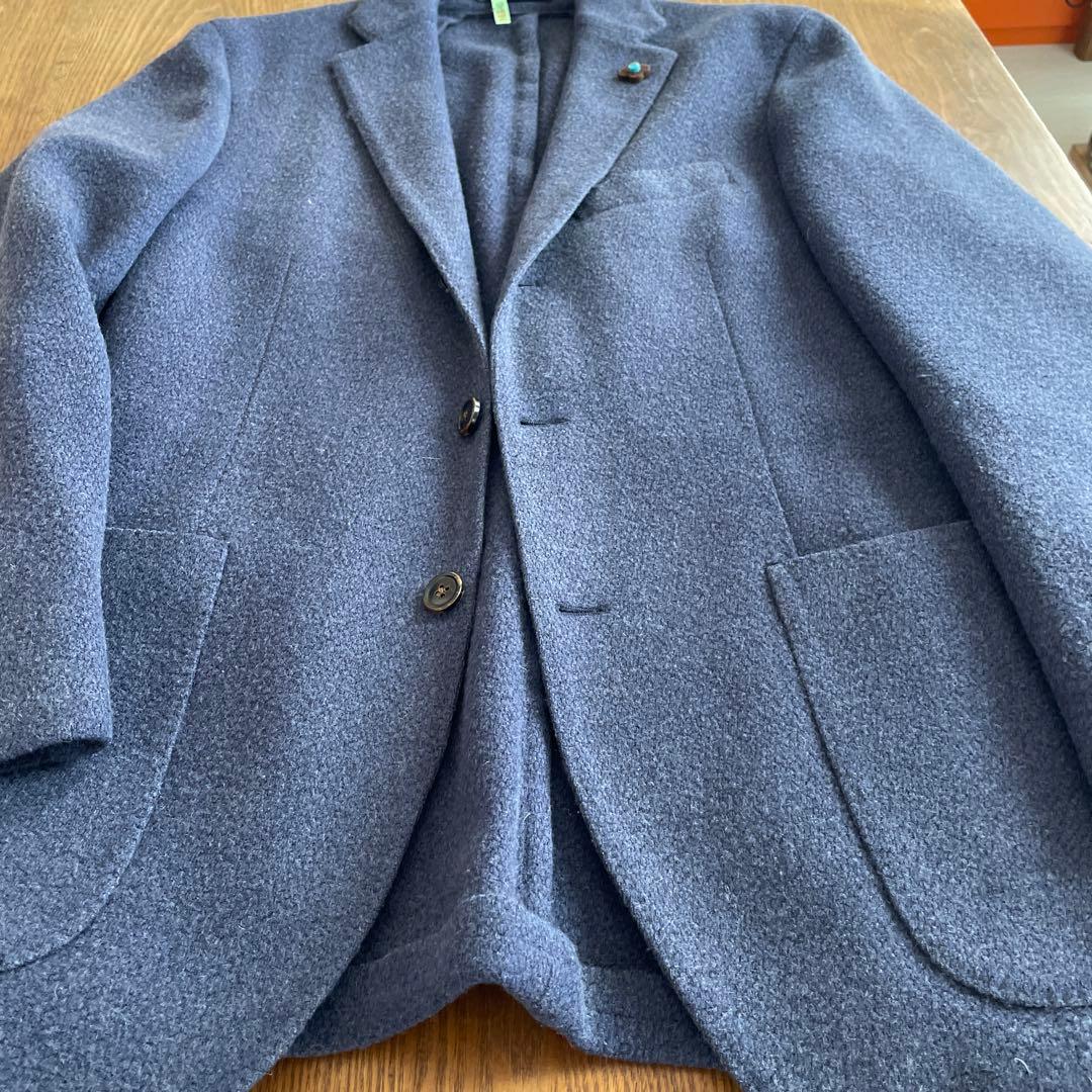 ラルディーニ ブートニエール LARDINI　ネイビー テーラードジャケット