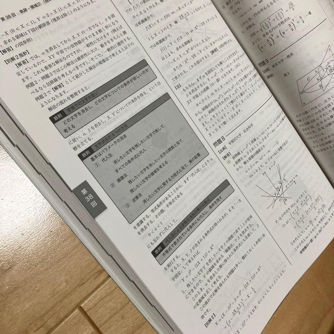 【最新版】鉄緑会 高2数学実戦講座Ⅰ／II 問題集　第1部＆第2部　2023
