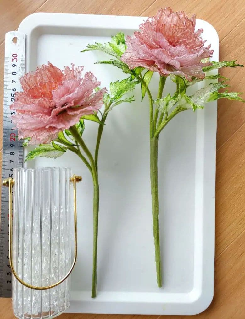 芍薬　　　　アメリカンフラワー　（ディップフラワー）
